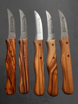 Das Solinger Küchenmesser „Zöppken“ Angebot!  Olivenholzgriff, gebogene Edelstahlklinge